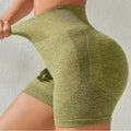 Women’S High-Waisted Athletic Casual Shorts—Breathable and Comfortable; High-Stretch Yoga Shorts Suitable for Indoor and Outdoor Workouts; High-Stretch Seamless High-Waist Women’S Streetwear Shorts; Waist-Cinching Butt Shorts; Motorcycle High-Waisted Tigh